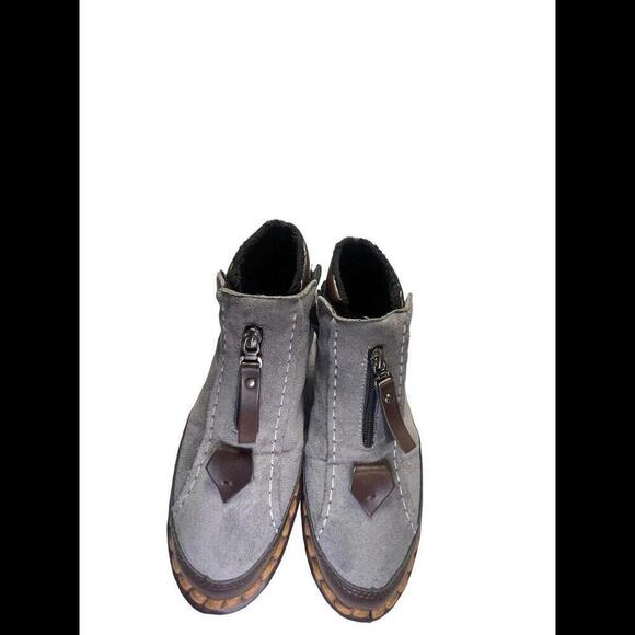 Women's Boots Casual Loafers Chelsea AnkleEnglish Style Round Toe Flats ws5 - Picture 6 of 6